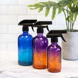 Ombre Glass Trigger Sprayer Bottle - 8oz & 16oz - 2pk