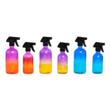 Ombre Glass Trigger Sprayer Bottle - 8oz & 16oz - 2Pk - Oil Life