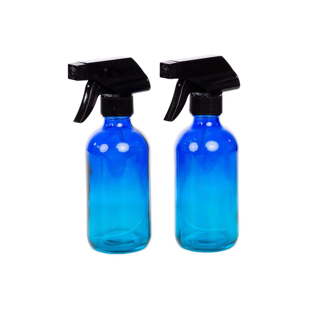 Ombre Glass Trigger Sprayer Bottle - 8oz & 16oz - 2Pk - Oil Life