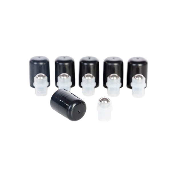 Stainless Steel Roller & Cap for 5ml/15ml Bottle - Oil Life