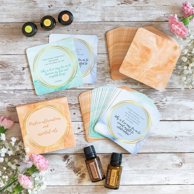 Positive Affirmation and Essential Oils Card Deck