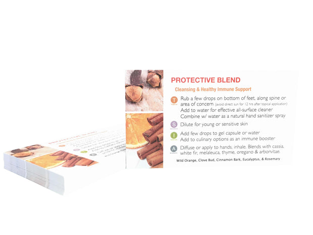 Individual Essential Oil Cards - 25 Cards in Each