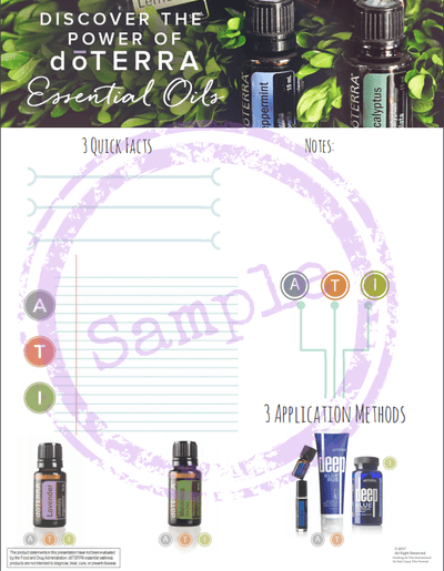 Introduction to Essential Oils Class Sheet Download - Oil Life