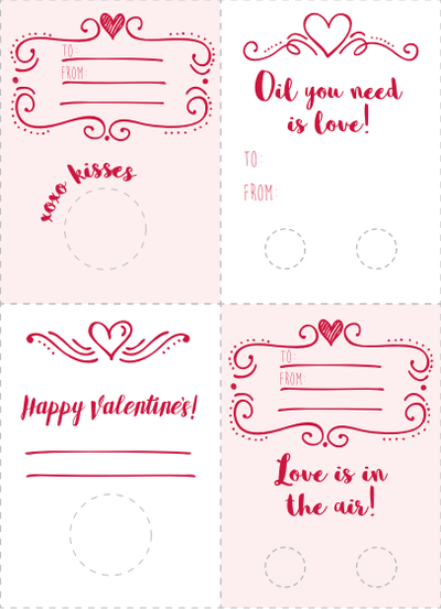 FREE Valentine's Gifting Set and Stickers - Oil Life