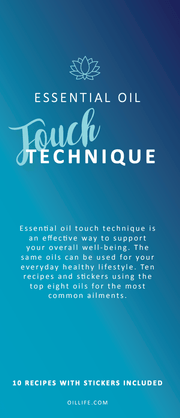 Essential Oil Touch Technique Handout - 3pk - Oil Life