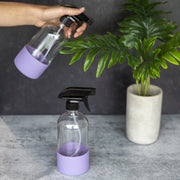 16oz Glass Trigger Sprayer with Silicone Sleeves - 2pk