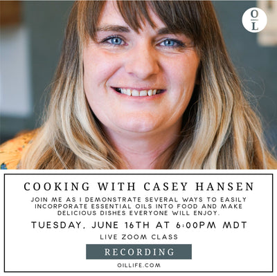 Cooking with Essential Oils Workshop - Recording