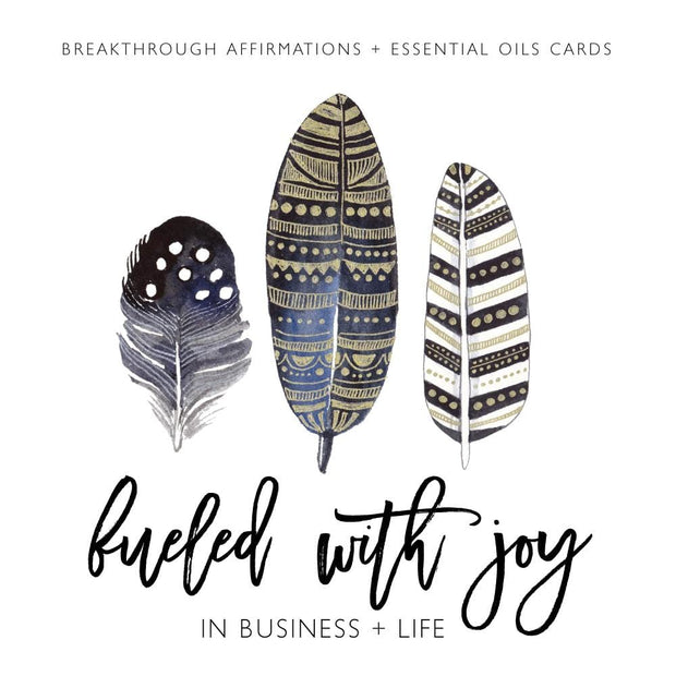 Fueled With Joy in Business and Life Affirmation Cards - Oil Life