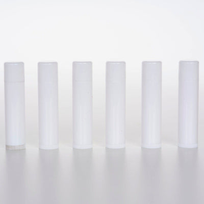 Lip Balm Tubes - White 10pk