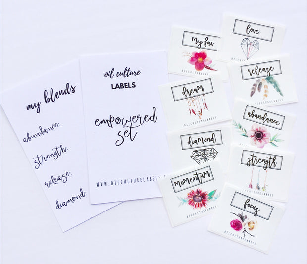 Empowered Set Labels - Oil Life