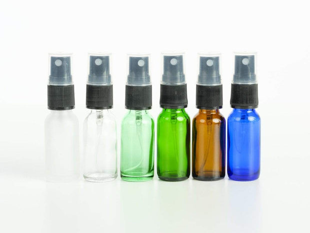 1/2 oz Glass Bottles with Pump Spray (4pk) - Oil Life