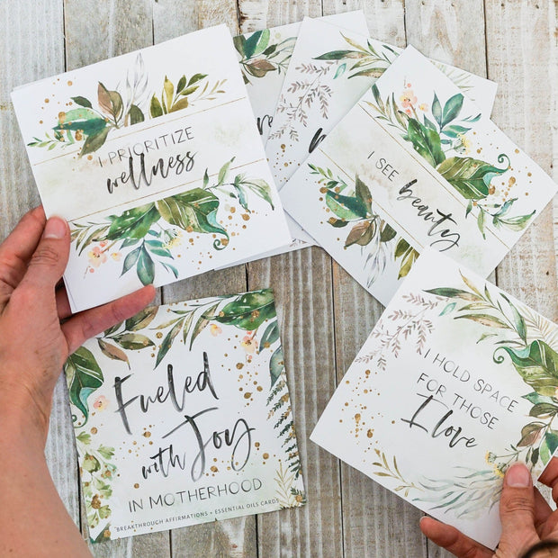 Fueled with Joy in Motherhood Affirmation Cards - Oil Life