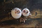 A Hot Pink Mess Bath Bomb by Soaplicity