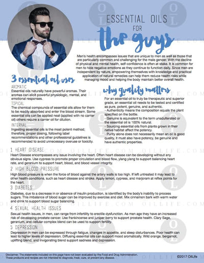 Essential Oils for The Guys (Download) - Oil Life