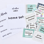 Home Set Labels - Oil Life