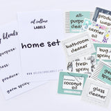 Home Set Labels - Oil Life