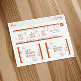 Pets Label Sheet