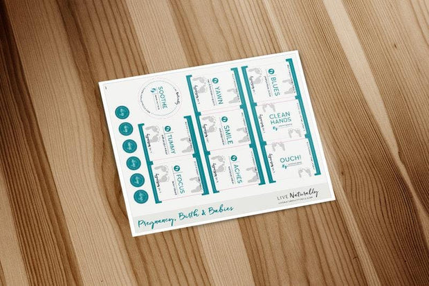 Pregnancy, Birth & Babies Label Sheet