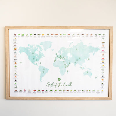 Essential Oil Sourcing Map Poster